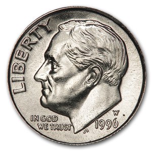 1996-W Roosevelt Dime BU 1996-W Roosevelt Dime BU